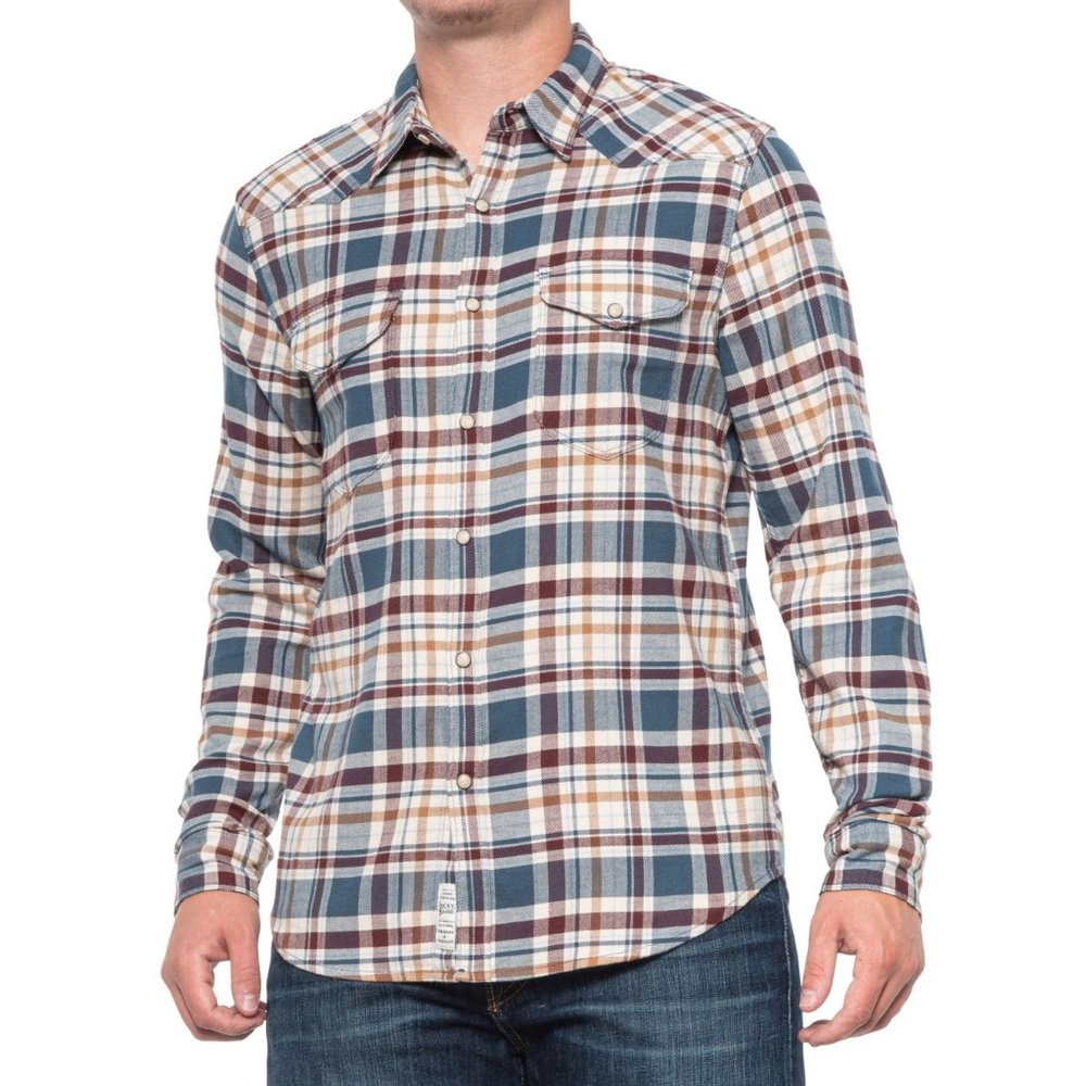 Lucky Brand NWT Santa Fe Saturday Stretch Flannel